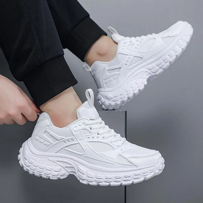 Chunky Sneakers for Men, Fashion Platform Sneakers Dad Shoes for Men, Casual Lace-up Walking Shoes