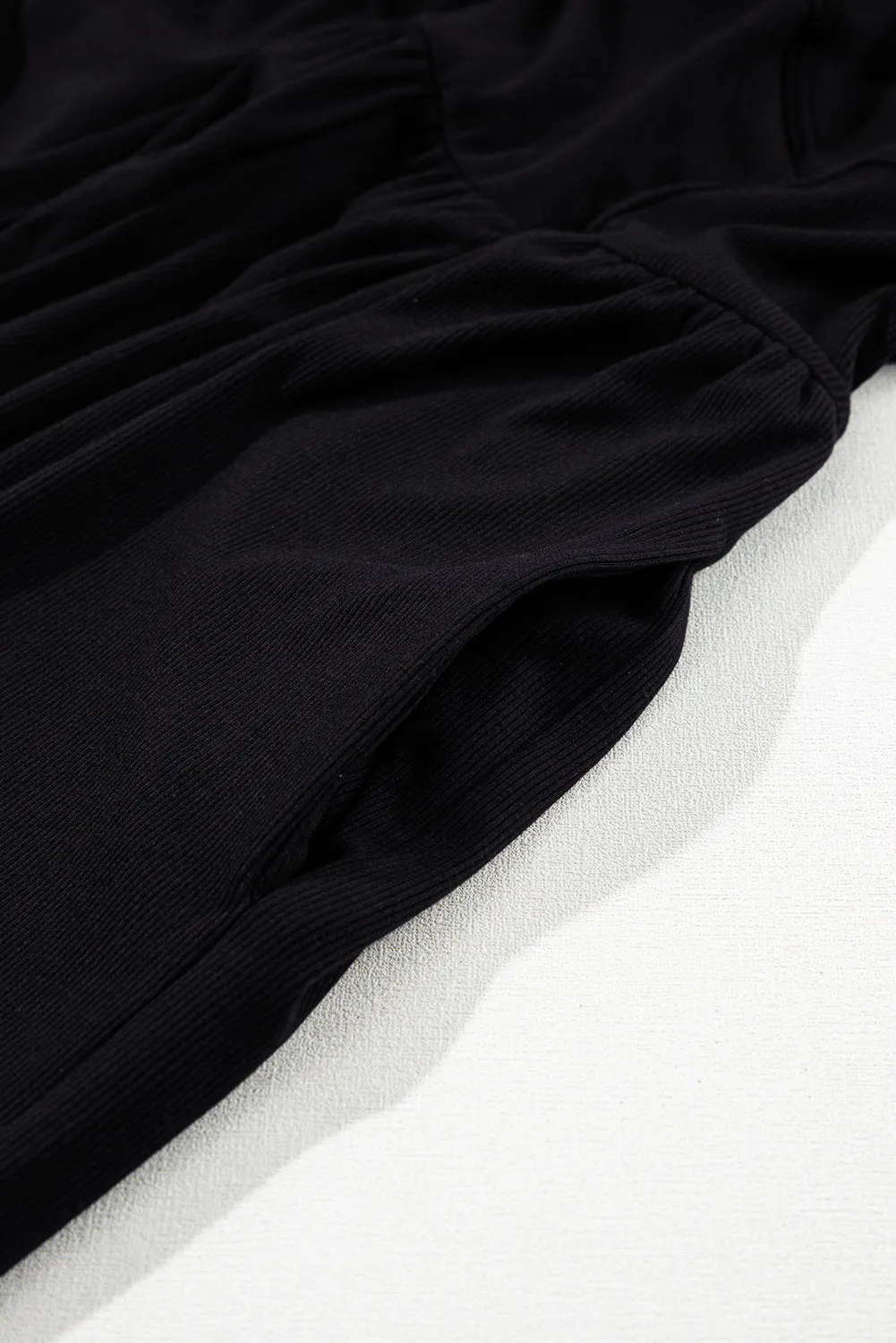 Cinched Waist Wide Leg Jumpsuit Noirva