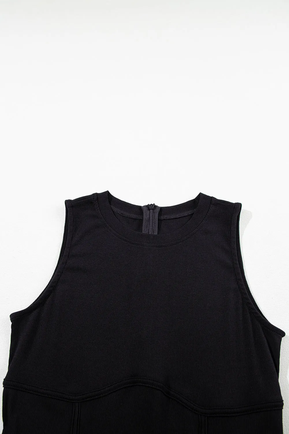 Cinched Waist Wide Leg Jumpsuit Noirva