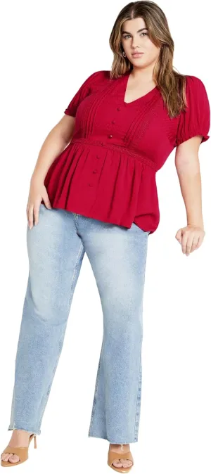 City Chic Plus Size Top, Laila Top