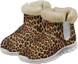 Coloranimal Womens Booties Winter Boots Womens Fuzzy Boots Winter Shoes Warm Fur Lined Snow Boots with Anti Skid Sole Walking Boots