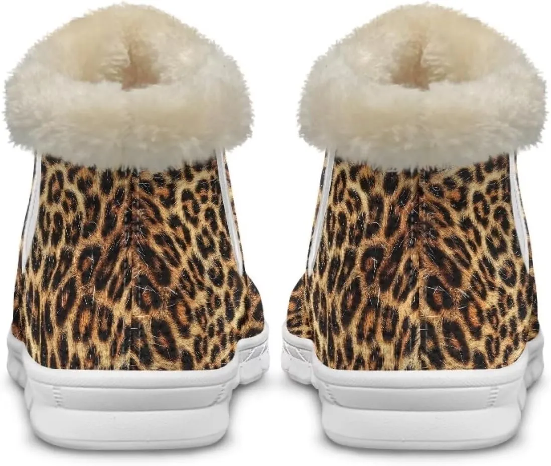 Coloranimal Womens Booties Winter Boots Womens Fuzzy Boots Winter Shoes Warm Fur Lined Snow Boots with Anti Skid Sole Walking Boots