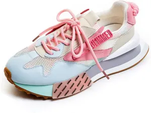 Colorful Chunky Sneakers for Women,Dopamine-Boosting Stylish Platform Shoes for Spring/Autumn Travel Sport