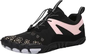 Comfortable Amphibious Water Shoes for Men Women Quick Drying Wading Shoes Non Slip Summer Hiking Sneakers with Breathable Mesh Knit Cushion Indoor Workout Sneakers with Adjustable Lace Women Men