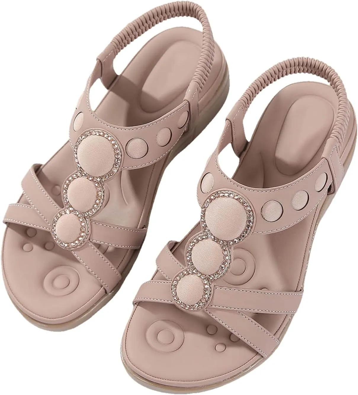 Comfy Gladiator Sandals Women Beach Summer Womens Hiking Shoes With Arch Support Vintage Flat Sandal