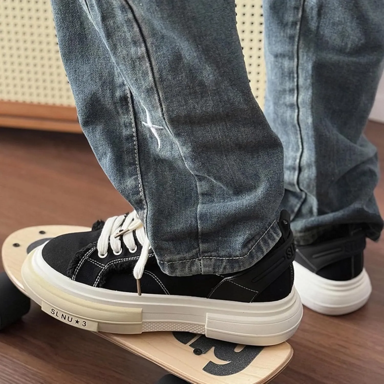Cool Chunky Sneaker for Women Y2K Sporty Platform Sneakers Thick Sole Aesthetic Walking Shoes