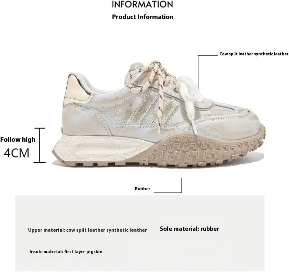 Coquette Shoes Y2K Kawaii Sneakers Casual Tennis Gym Fitness Outdoor Hiking Comfortable Leather Chunky Platform for Women Trendy Preppy Back to School Gift for Girls Granddaughter Travel Outfits