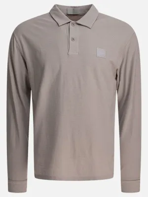 Cotton jersey polo shirt