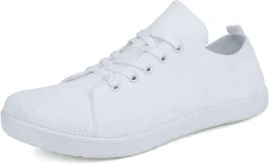 Couple Solid Color Wide Head Outdoor Barefoot Casual Shoes Breathable Comfortable Mens Sneaker Shoes with Arch Support