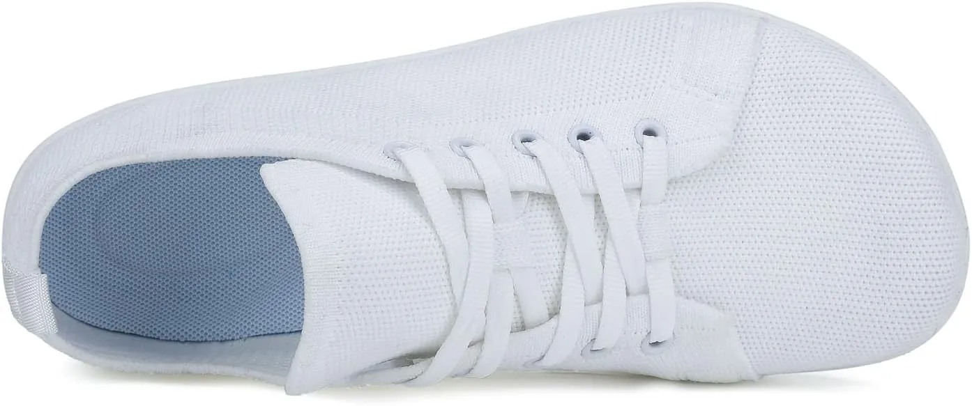 Couple Solid Color Wide Head Outdoor Barefoot Casual Shoes Breathable Comfortable Mens Sneaker Shoes with Arch Support