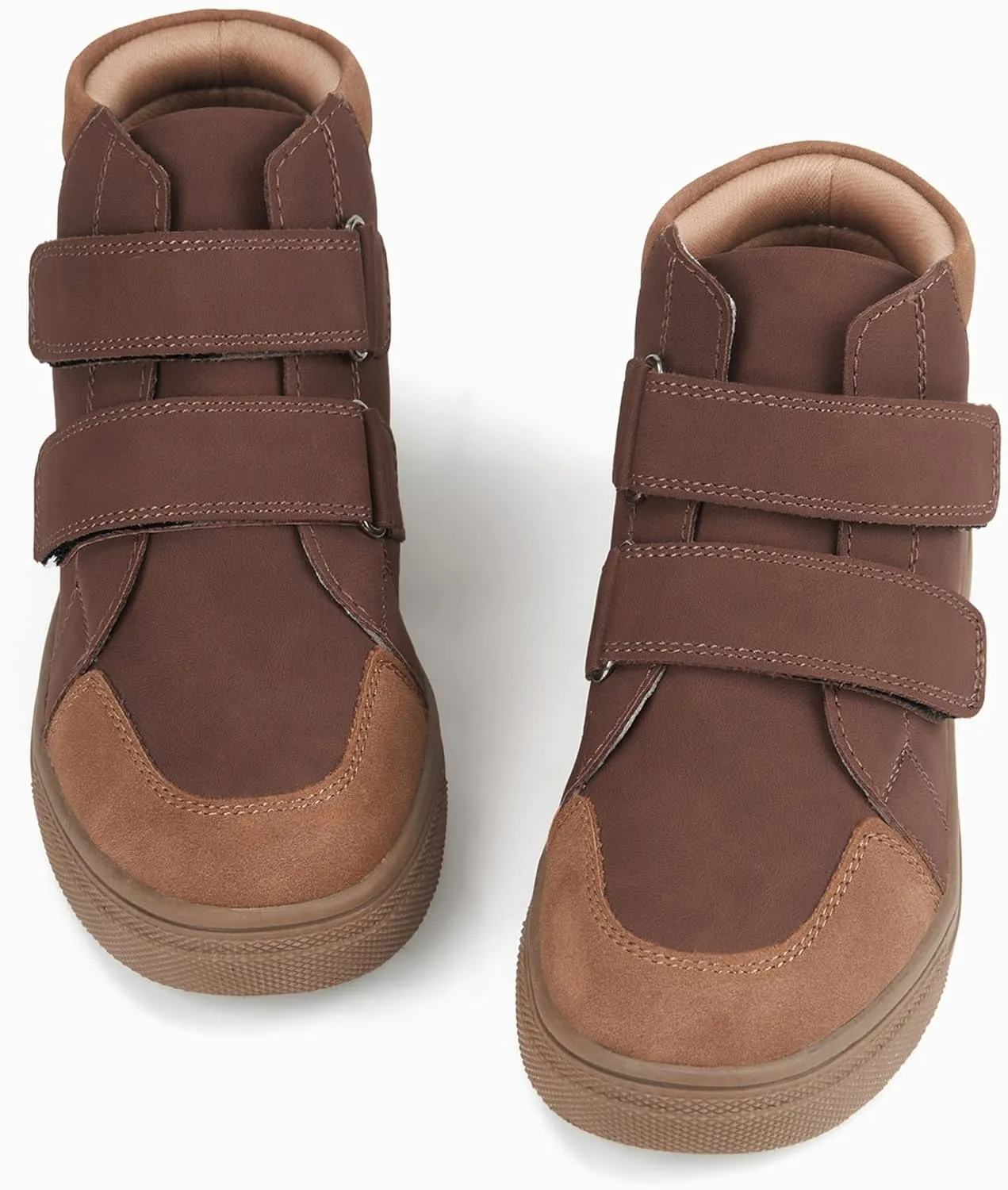 Coutgo Toddler Boys Shoes Dress Boots High Top Sneakers Rubber Sole Non Slip Outdoor Walking Shoes