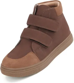 Coutgo Toddler Boys Shoes Dress Boots High Top Sneakers Rubber Sole Non Slip Outdoor Walking Shoes