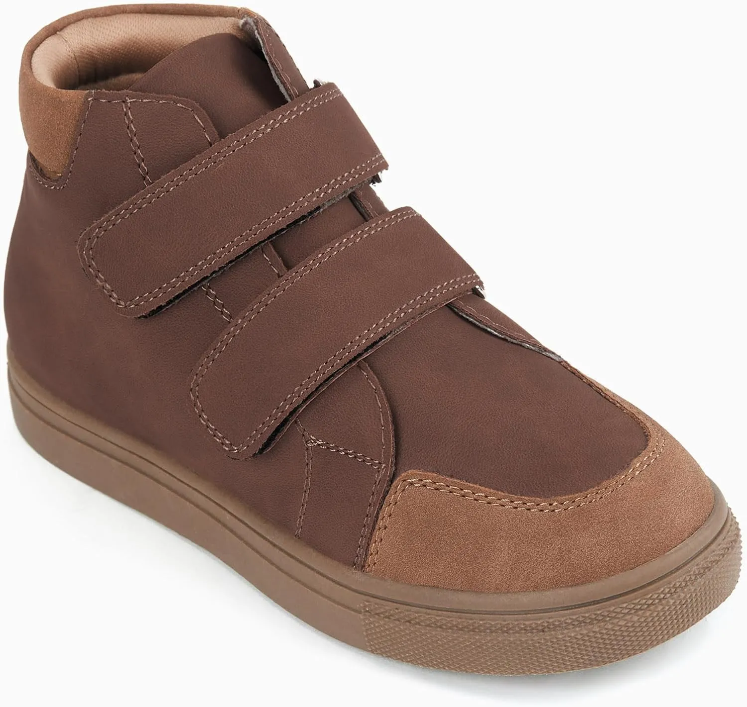 Coutgo Toddler Boys Shoes Dress Boots High Top Sneakers Rubber Sole Non Slip Outdoor Walking Shoes