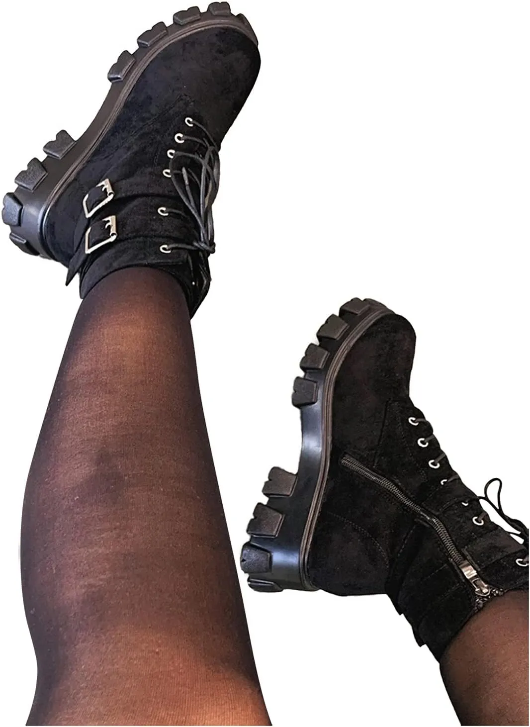 Cowboy Boots for Women Low Heel Short Boots Round Toe Retro Fringe Rome Flat Shoes Vintage Tassel Knight Ankle Bootie 52