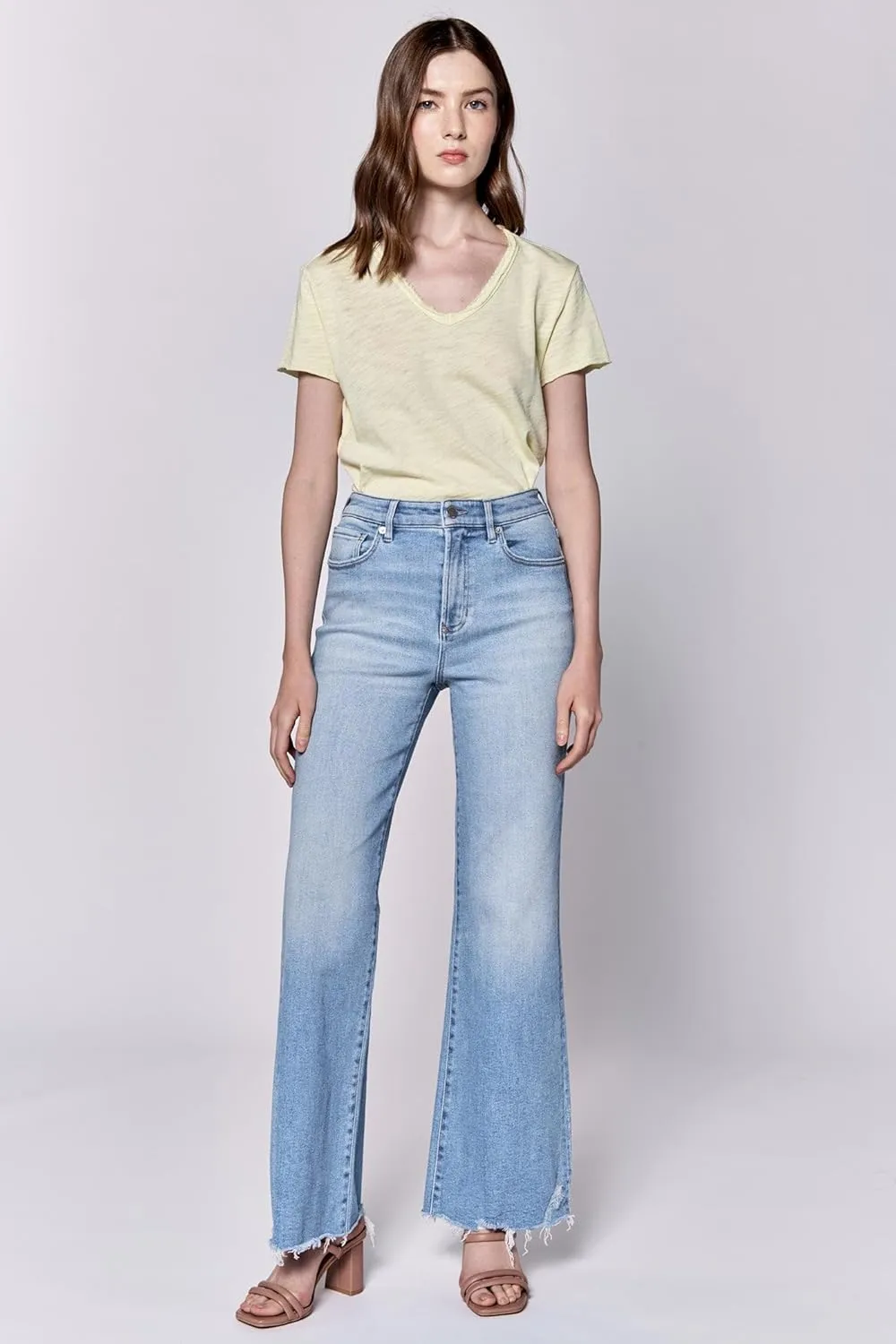 DEAR JOHN Fiona Women's Jeans Wide Leg High Rise Full Inseam