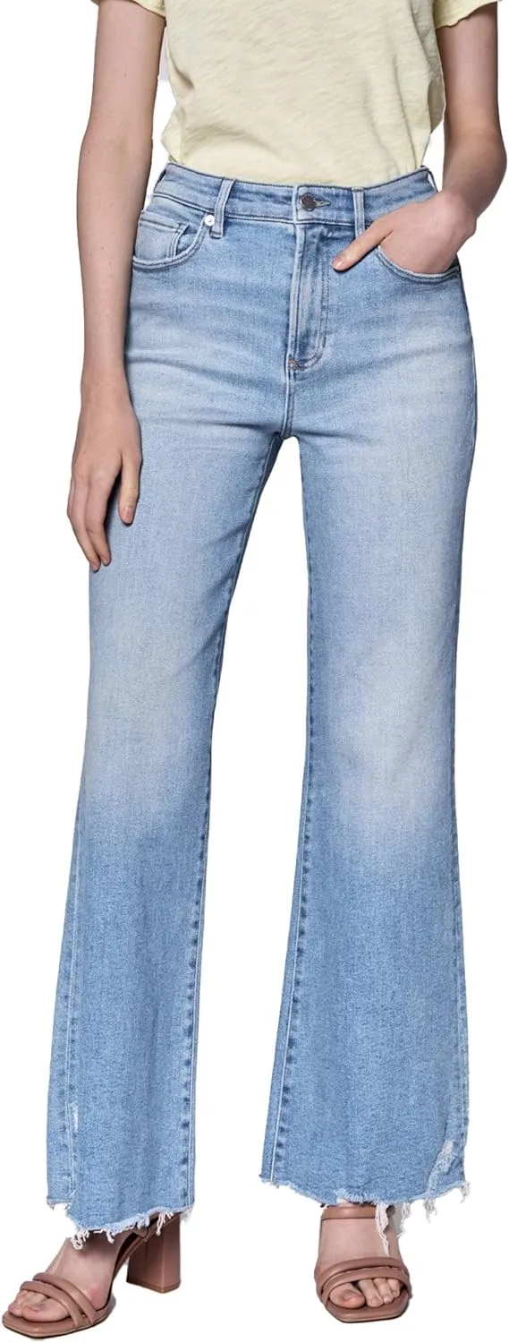 DEAR JOHN Fiona Women's Jeans Wide Leg High Rise Full Inseam