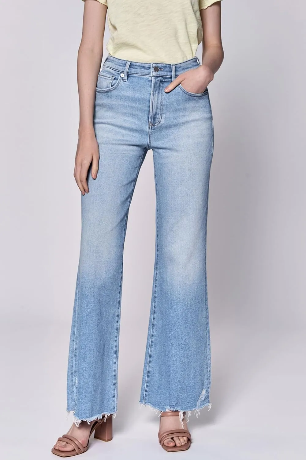 DEAR JOHN Fiona Women's Jeans Wide Leg High Rise Full Inseam