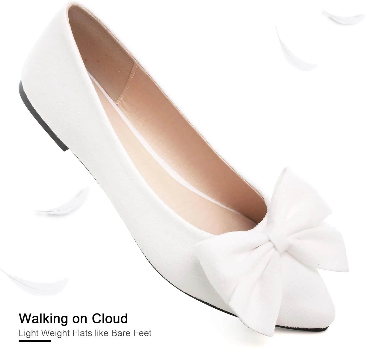 Dear Time Women's Ballet Flats Dress Ballet Shoes Slip on for Office Work Comfortable Shoes