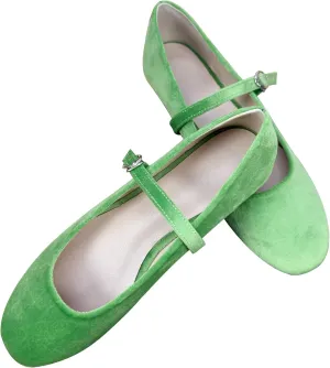 Dear Time Women's Square Toe Ballet Flats Elegant Comfortable Mary Jane Flats Dress Flats Shoes
