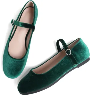 Dear Time Women's Square Toe Ballet Flats Elegant Comfortable Mary Jane Flats Dress Flats Shoes