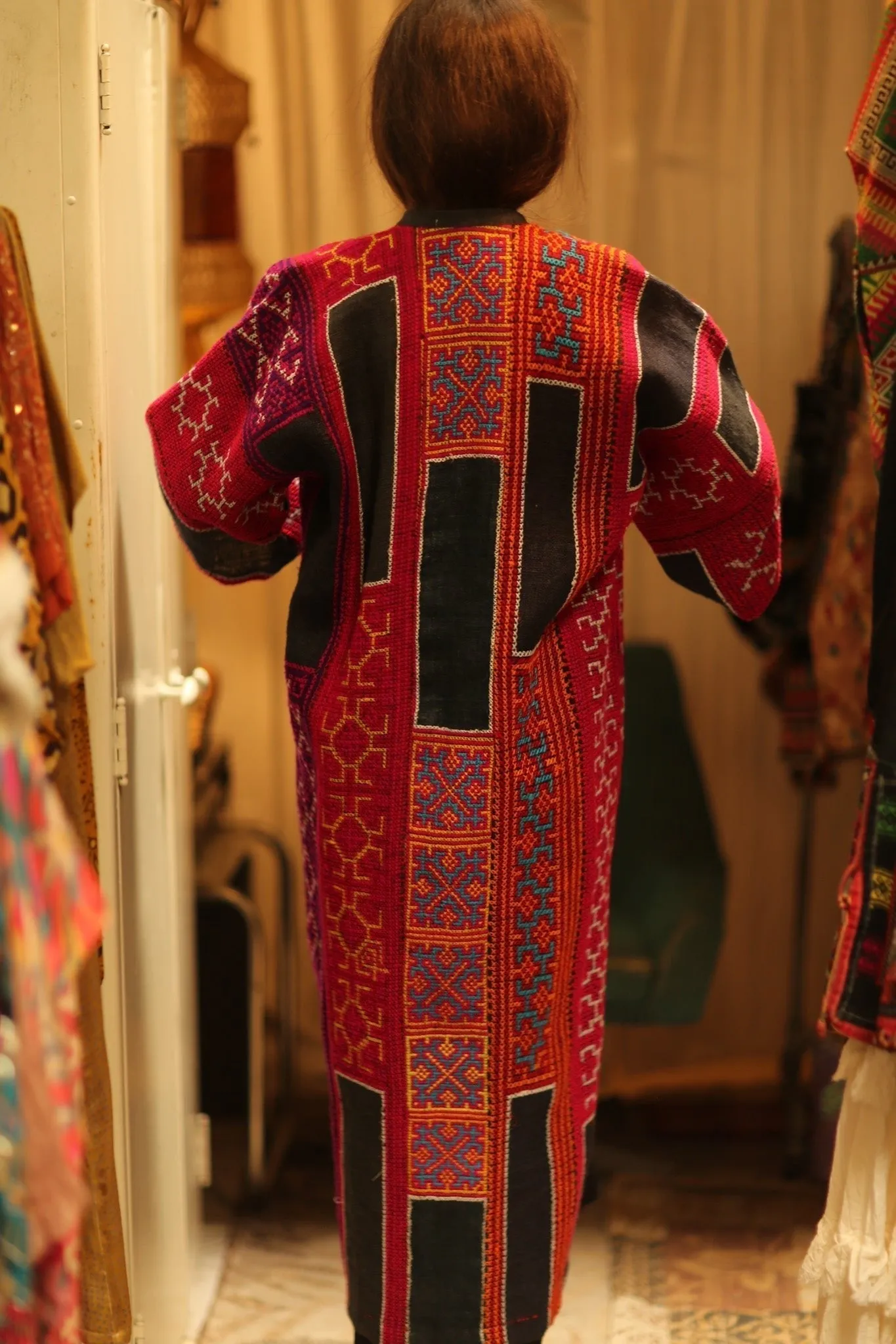 DORI TRIBAL PATCHWORK KIMONO