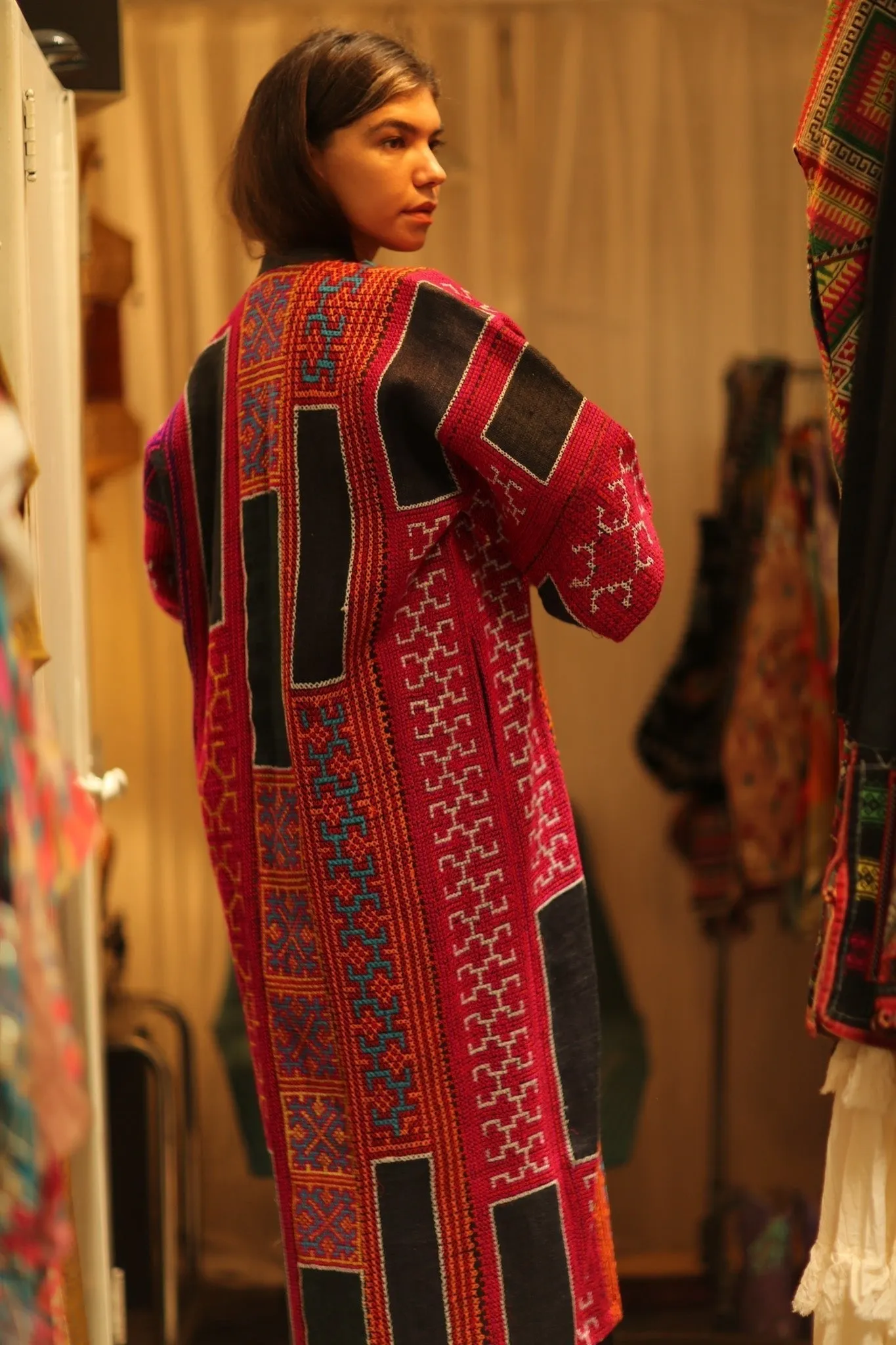 DORI TRIBAL PATCHWORK KIMONO