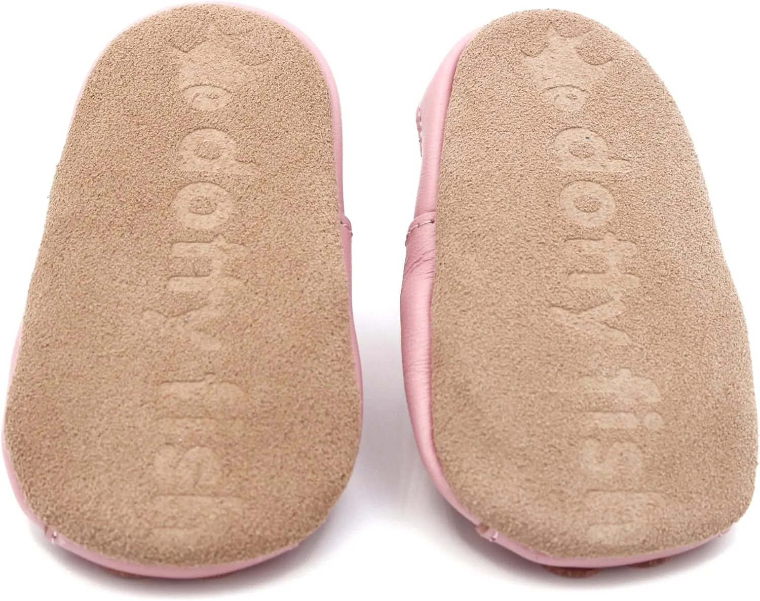Dotty Fish Infant and Toddler Soft Leather Sandals – Barefoot-Friendly, Non-Slip Suede Sole, Podiatrist Recommended, Breathable Baby-Safe Leather, British Brand – Fits 0–4 Years