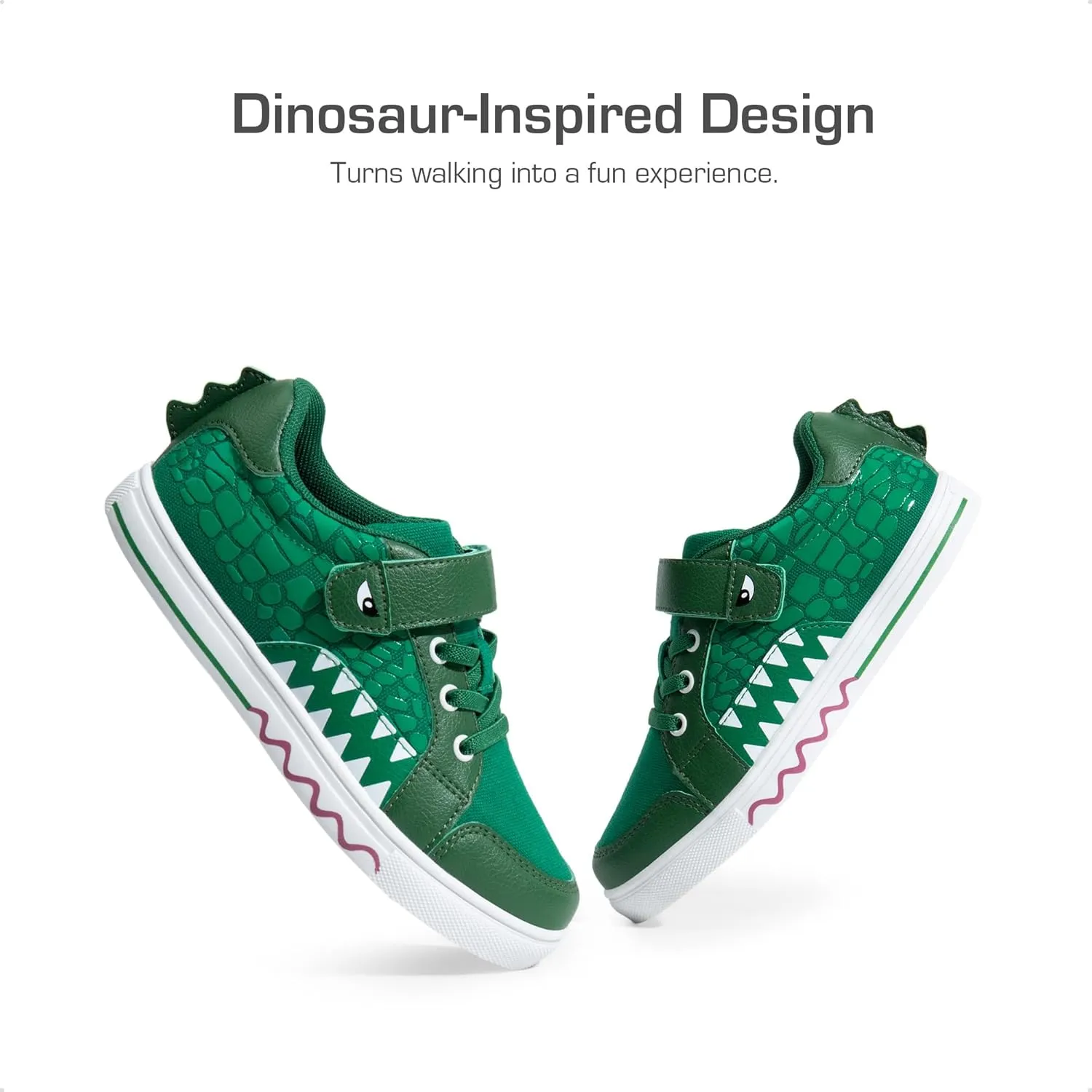 DREAM PAIRS Boys Sneakers Little Kids Toddler Shoes Storybook Causal Walking Shoes Non-Slip with Hook and Loop