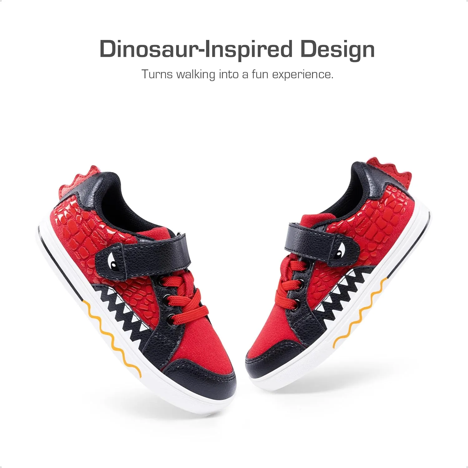 DREAM PAIRS Boys Sneakers Little Kids Toddler Shoes Storybook Causal Walking Shoes Non-Slip with Hook and Loop