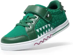 DREAM PAIRS Boys Sneakers Little Kids Toddler Shoes Storybook Causal Walking Shoes Non-Slip with Hook and Loop