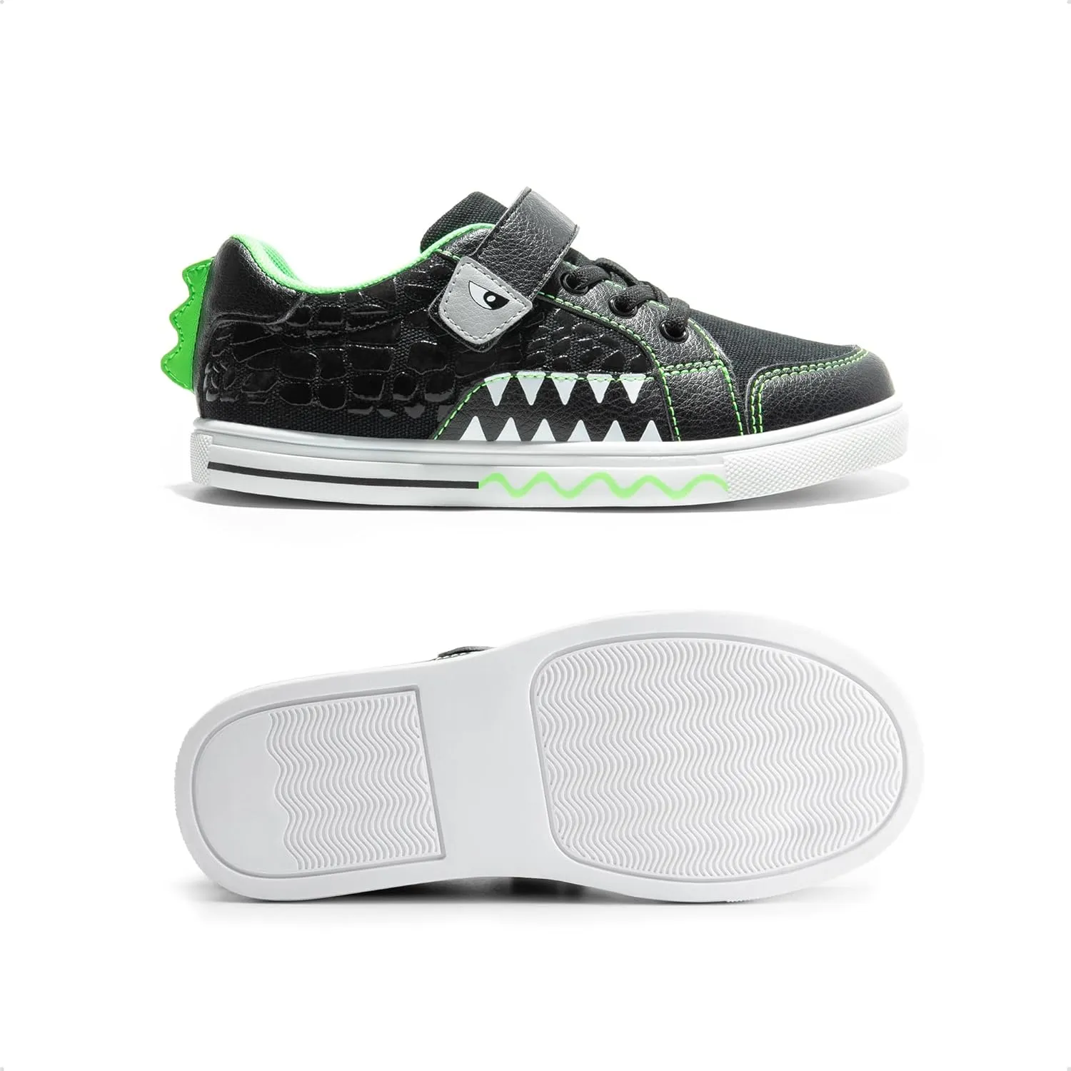 DREAM PAIRS Boys Sneakers Little Kids Toddler Shoes Storybook Causal Walking Shoes Non-Slip with Hook and Loop