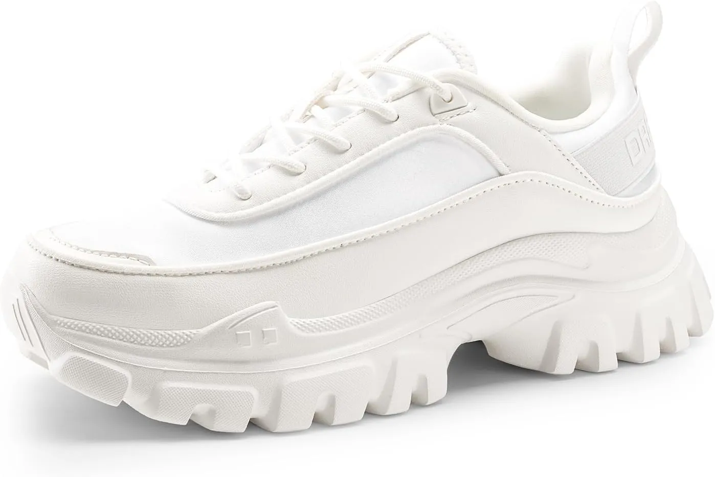DREAM PAIRS Women Platform Chunky Fashion Sneakers Walking Lace-Up Comfortable Sport Stylish Lightweight Classic Casual Work Tennis Shoes