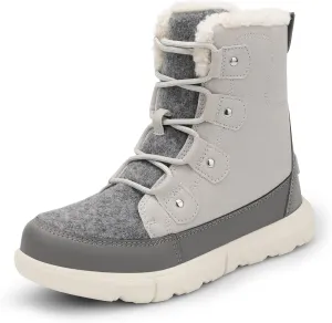 DREAM PAIRS Womens Winter Boots Cozy Faux Fur Anti-Slip Snow Boots Lace Up Comfort Stylish Ankle Booties for Cold Weather City Walk
