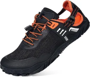 Eagsouni Womens Mens Water Shoes Quick Dry Sport Aqua Shoes Barefoot Non-Slip Outdoor Hiking Sandals with Wide Toe Box & Arch Support