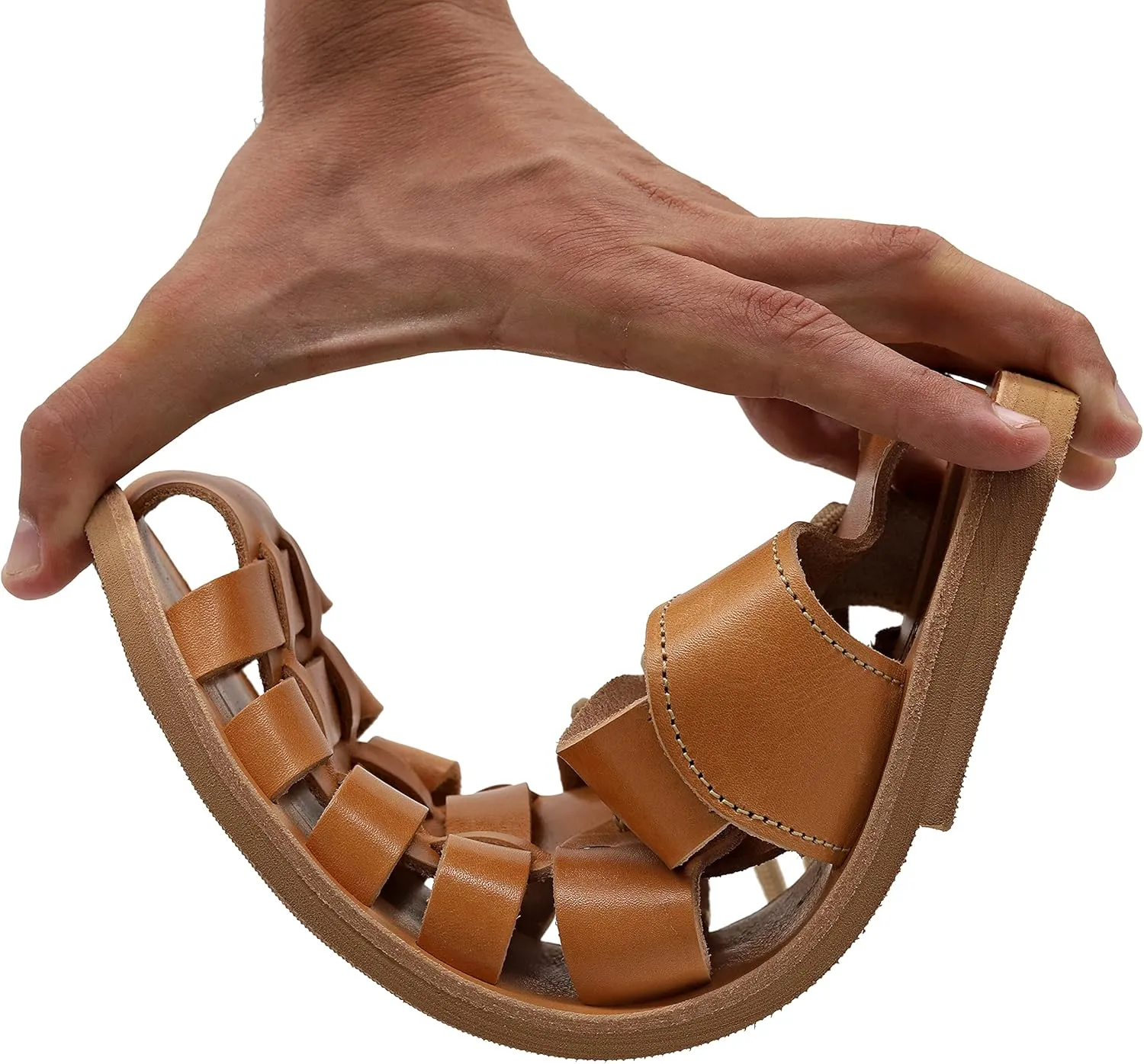 Emmanuela Greek Handmade Leather Sandals, Quality Slide on Sandals, Summer Shoes for Men, Ring Toe Sandals, Slider Sandals for men