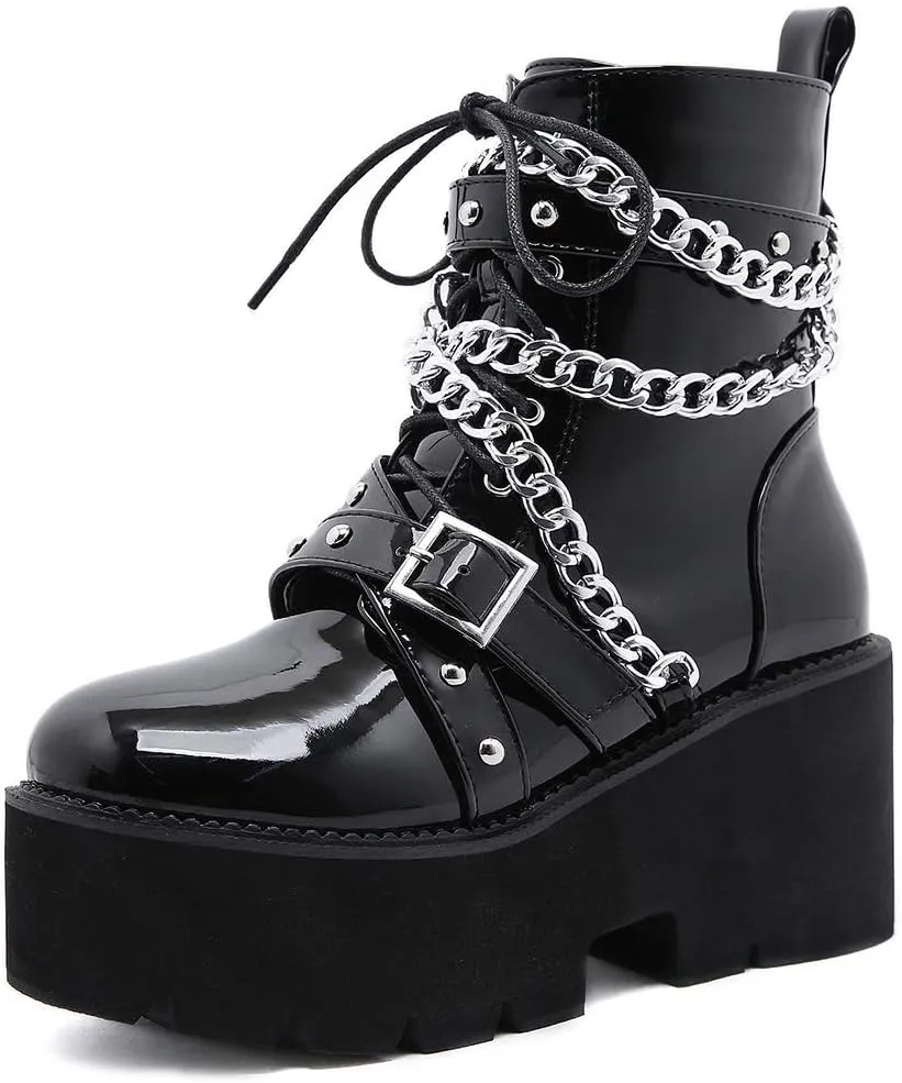 Erocalli Platform Mary Janes for Women Fashion Chunky High Heels Platform Pumps