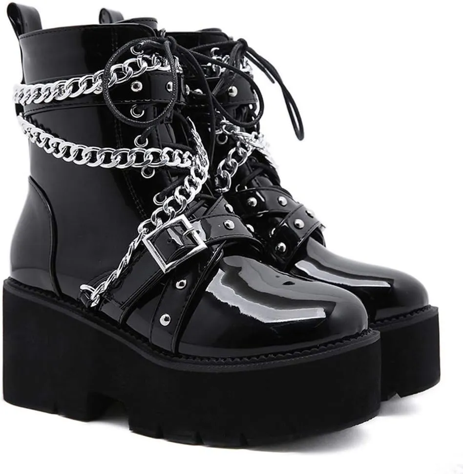 Erocalli Platform Mary Janes for Women Fashion Chunky High Heels Platform Pumps