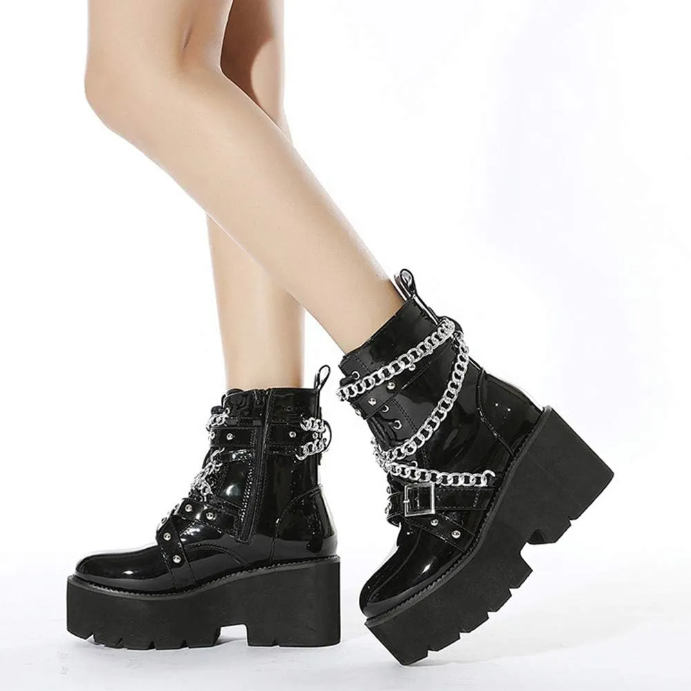 Erocalli Platform Mary Janes for Women Fashion Chunky High Heels Platform Pumps