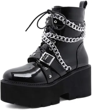 Erocalli Platform Mary Janes for Women Fashion Chunky High Heels Platform Pumps