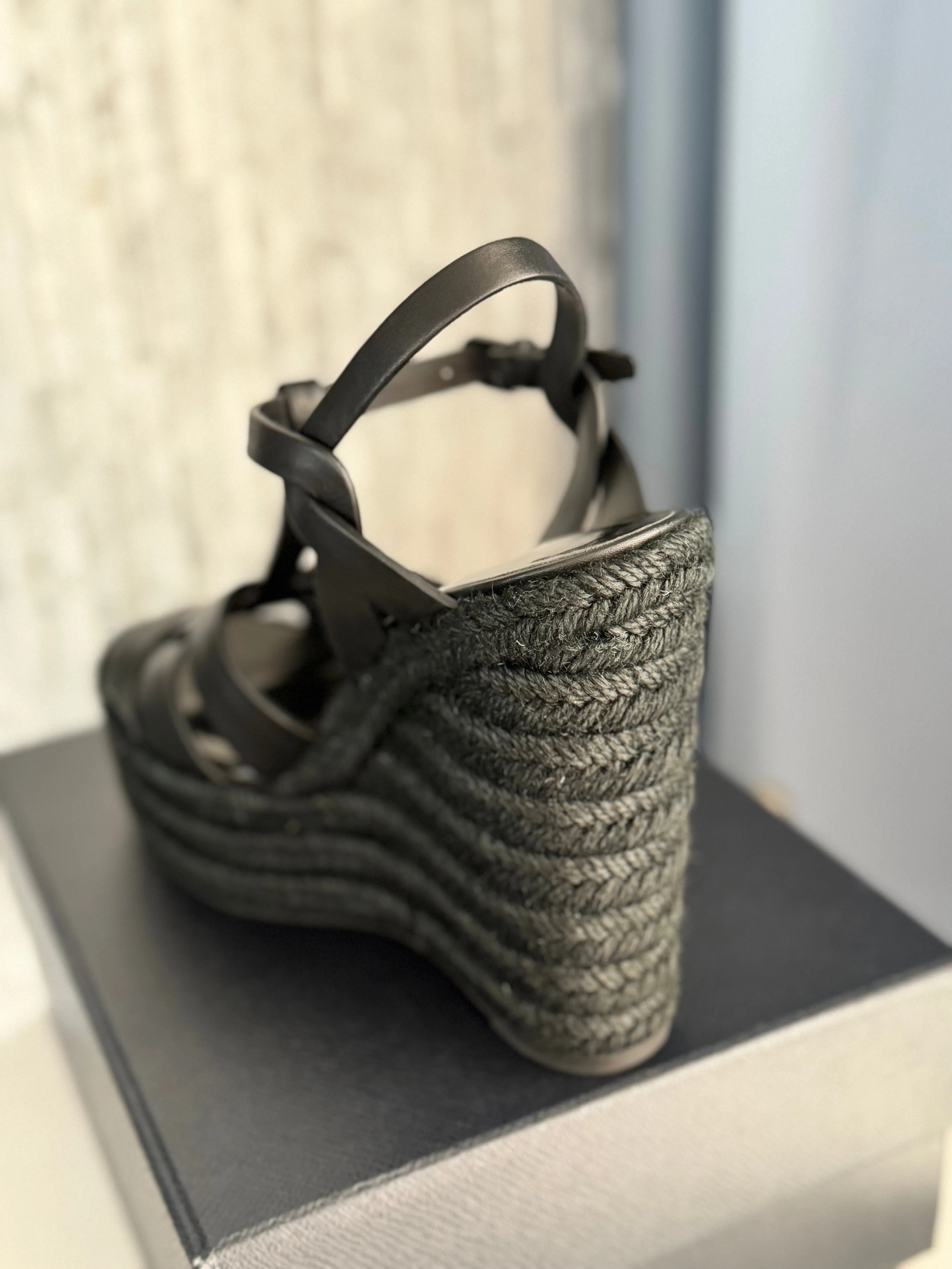 Espadrilles 38 Invitation-only deal Wedge, Laurent Special collections Saint Sz. Tribute