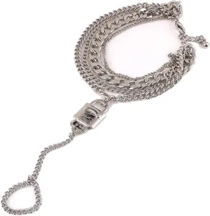 Fashion Jewelry ~ 1 Pc. Barefoot Sandals Chain Toe Ring Anklet for Women ( JB2005-SIL)