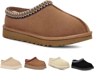 Fashion plush platform slippers for kids trend Mini Fleece Lined boots big kids Outdoor indoor slippers little kids Anti slip boots girl boys Short ankle boots Toddler