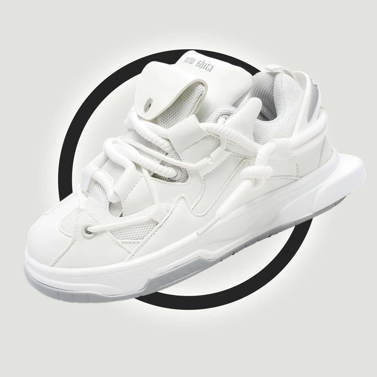 Fashion Women’s Chunky Platform Sneakers Lightweight Breathable Height Increasing Footwear Unisex Casual Walking Running Tennis Shoes