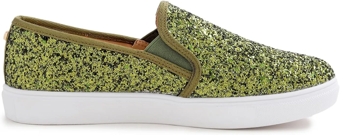 FEVERSOLE Women's Fashion Slip-On Sneaker Casual Flat Loafers
