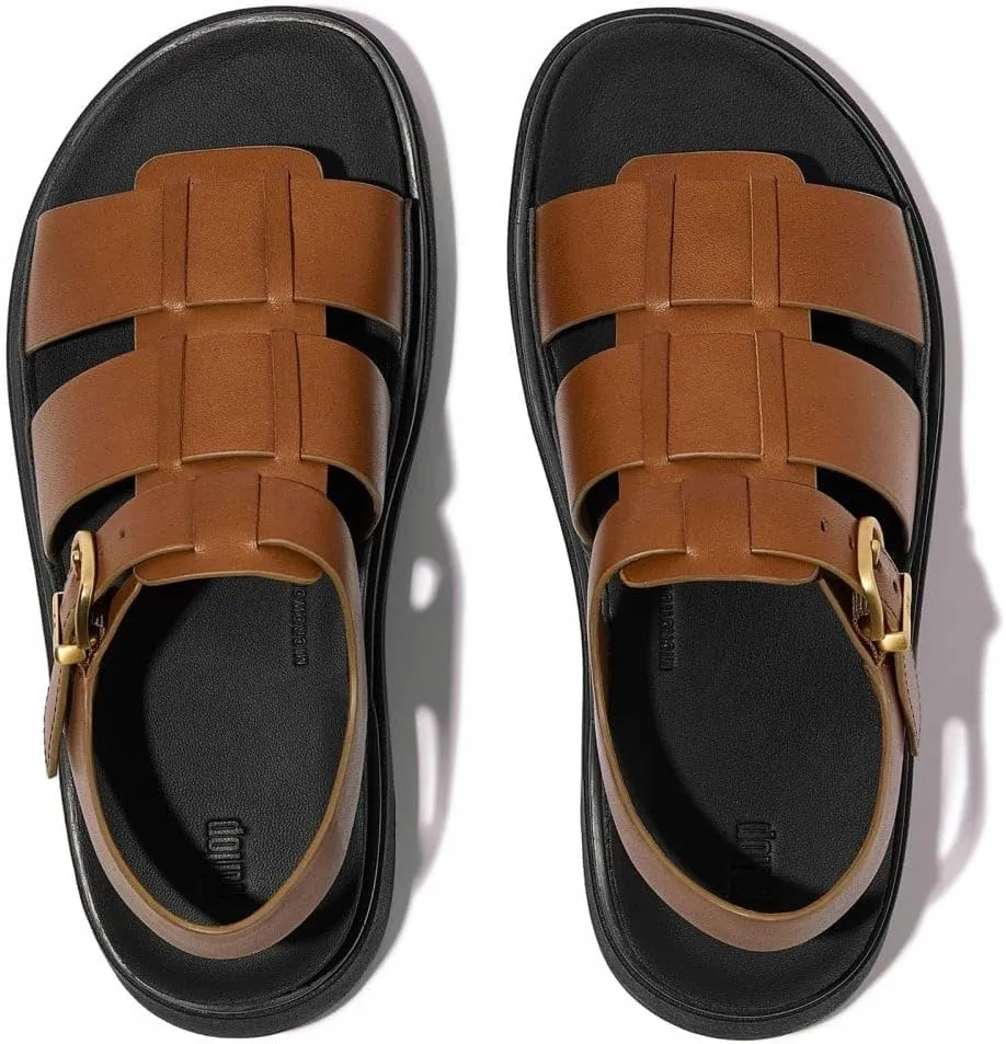 FitFlop Women's Gen-ff Leather Fisherman Sandals Wedge