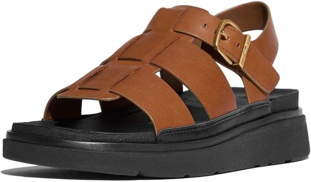 FitFlop Women's Gen-ff Leather Fisherman Sandals Wedge