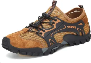 FLARUT Men's Sandals Barefoot Hiking Shoes Quick Dry Breathable Mesh Lightweight Outdoor Training Water Walking Shoes