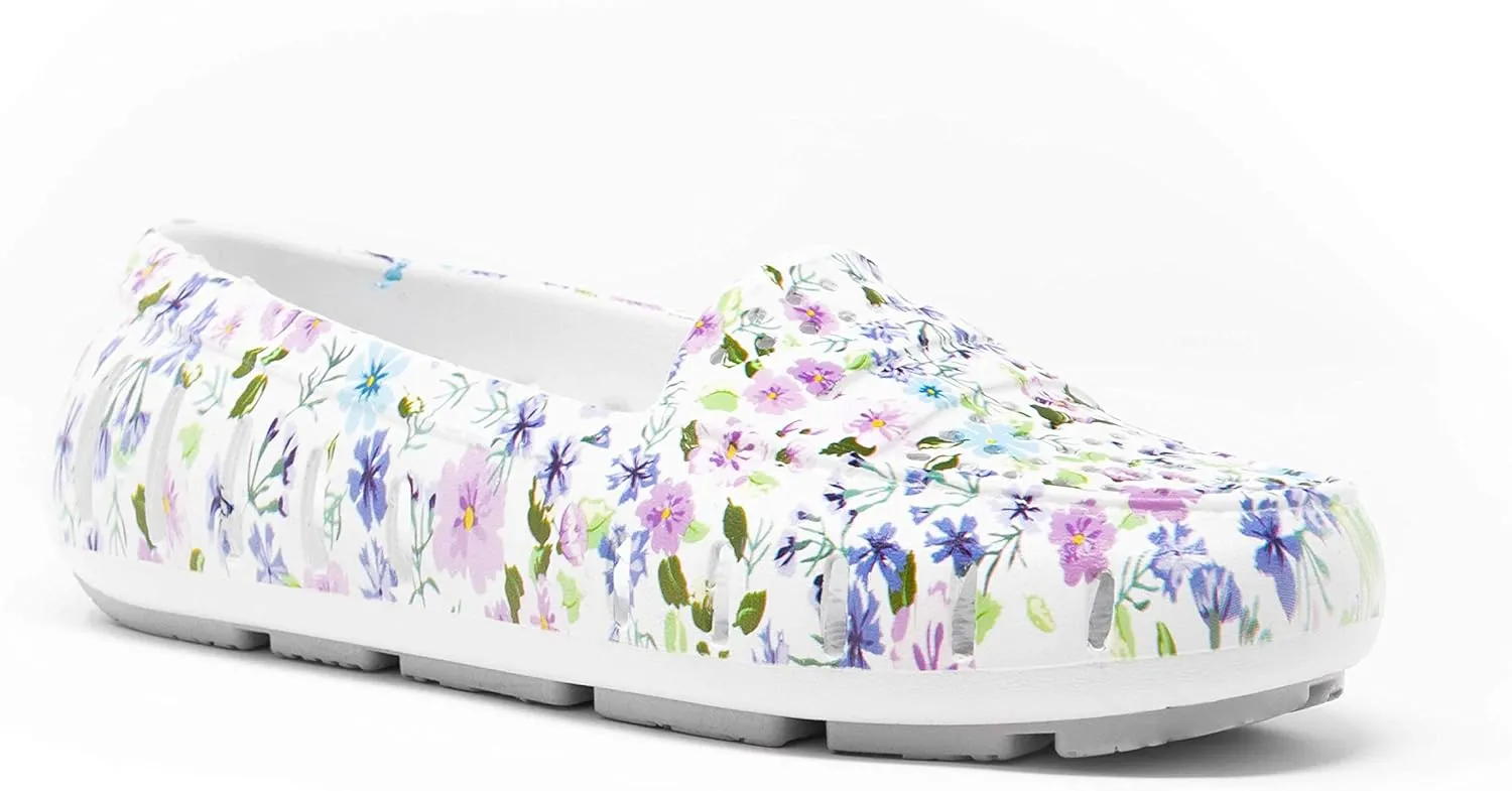 Floafers Posh Driver Women’s Loafers, Functional and Stylish EVA Foam, Waterproof, Lightweight, Sectional Traction, Comfortable, Classy Anti-Slip Indoor and Outdoor Shoes, Floats on Water