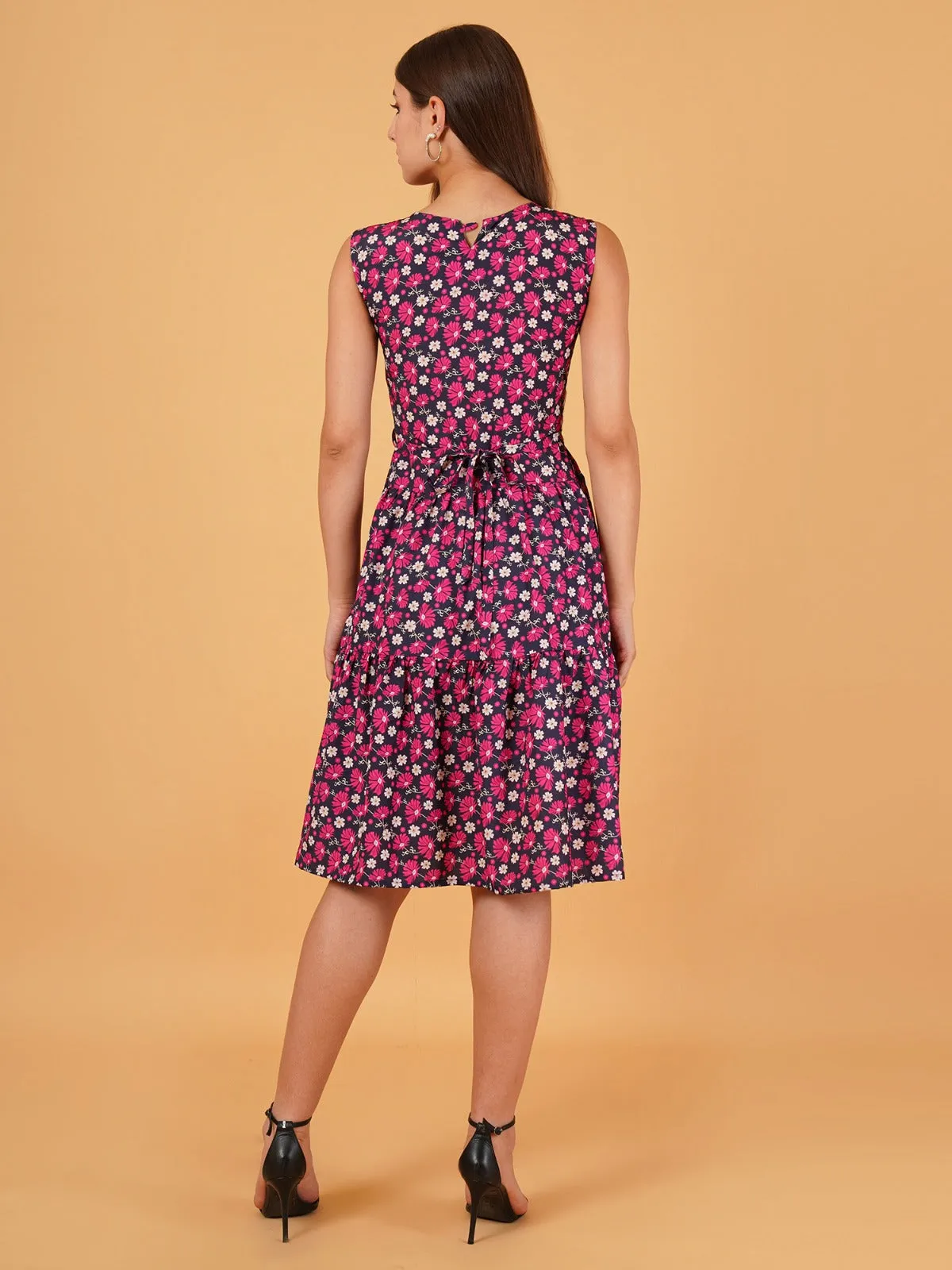 FLORAL PRINT  DRESS