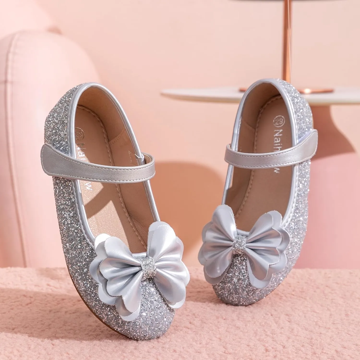 Flower Girl Shoes Wedding Party Princess Shoes Girls Dress Shoes for Kid Toddler